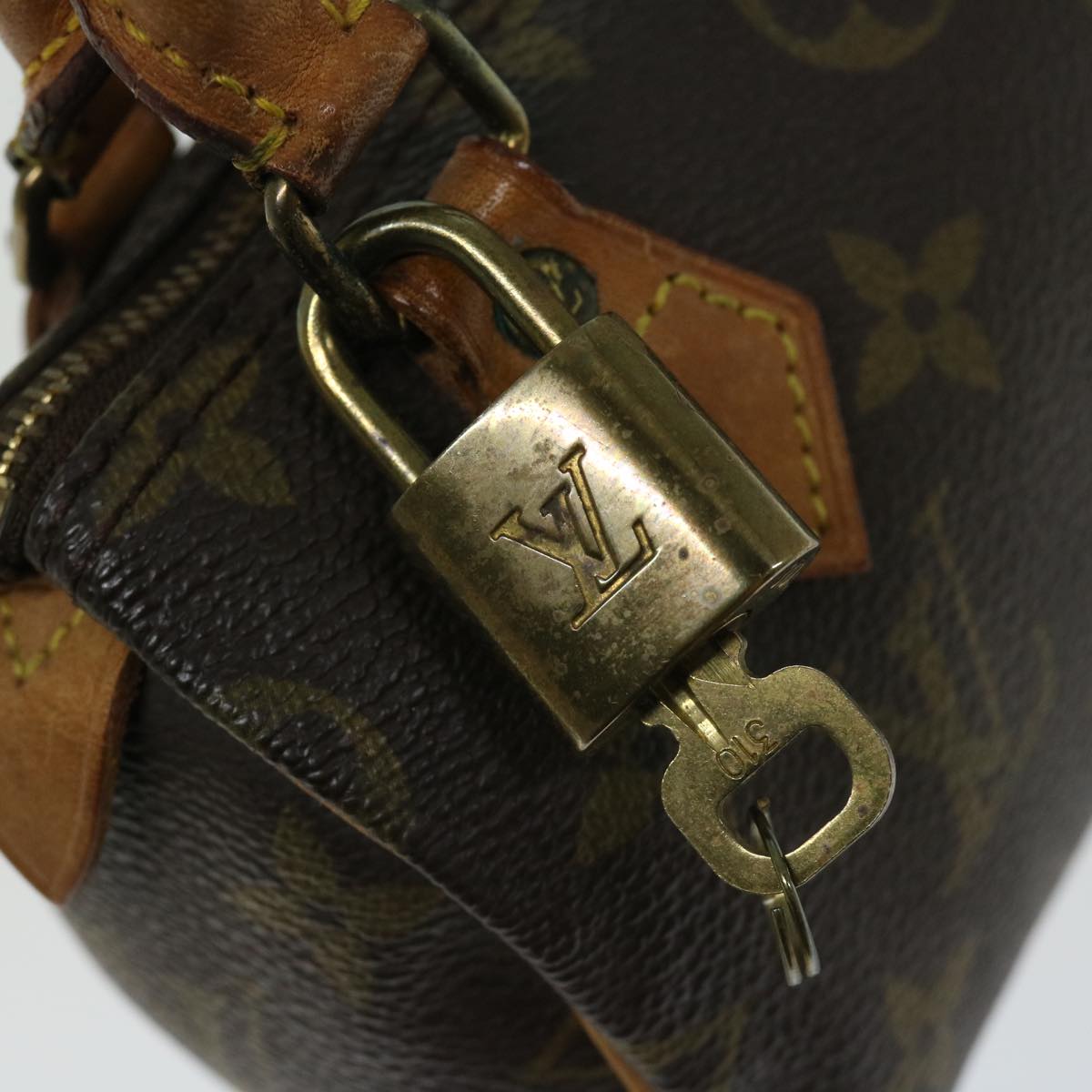 LOUIS VUITTON Monogram Mini Speedy Hand Bag M41534 LV Auth ki4101