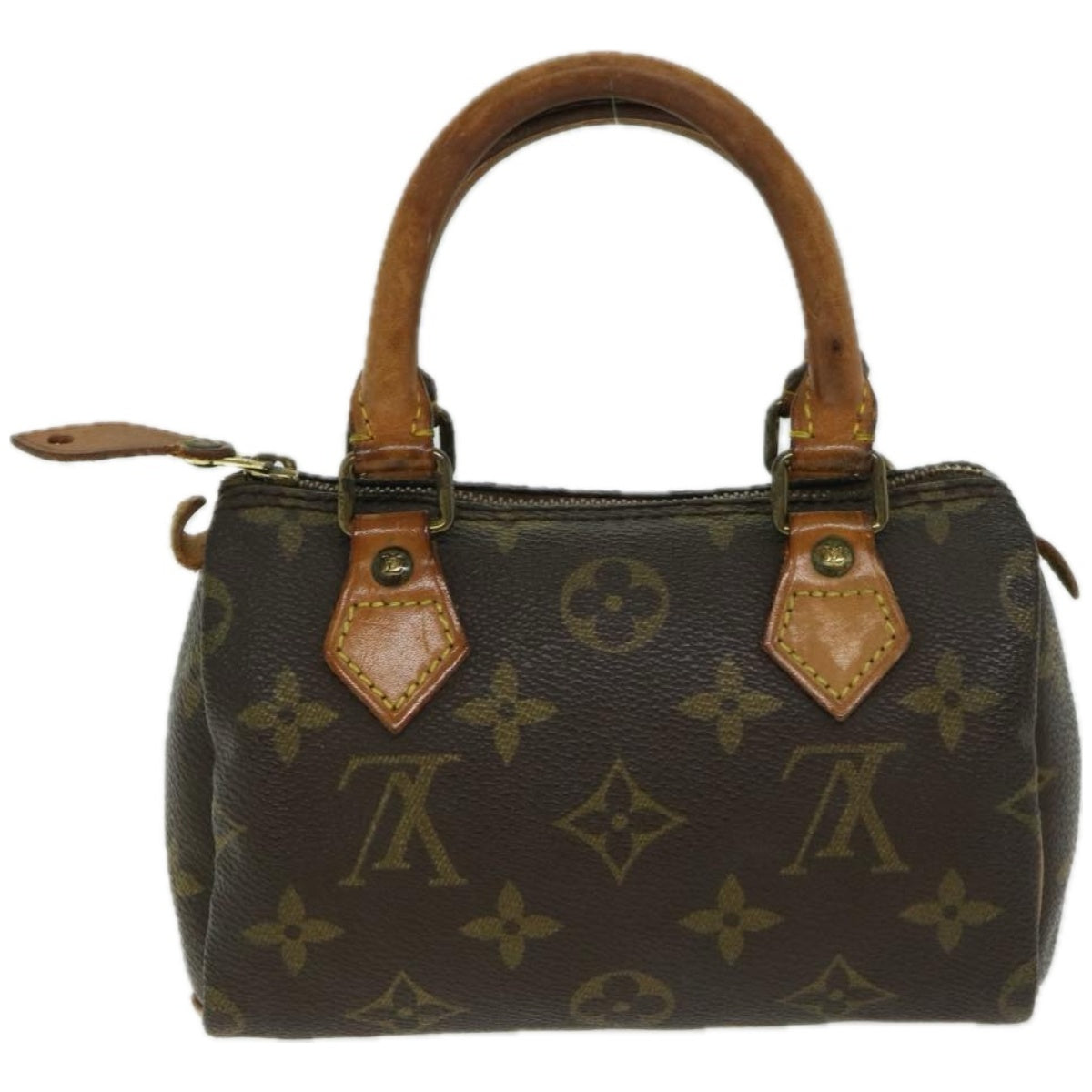 LOUIS VUITTON Monogram Mini Speedy Hand Bag M41534 LV Auth ki4101