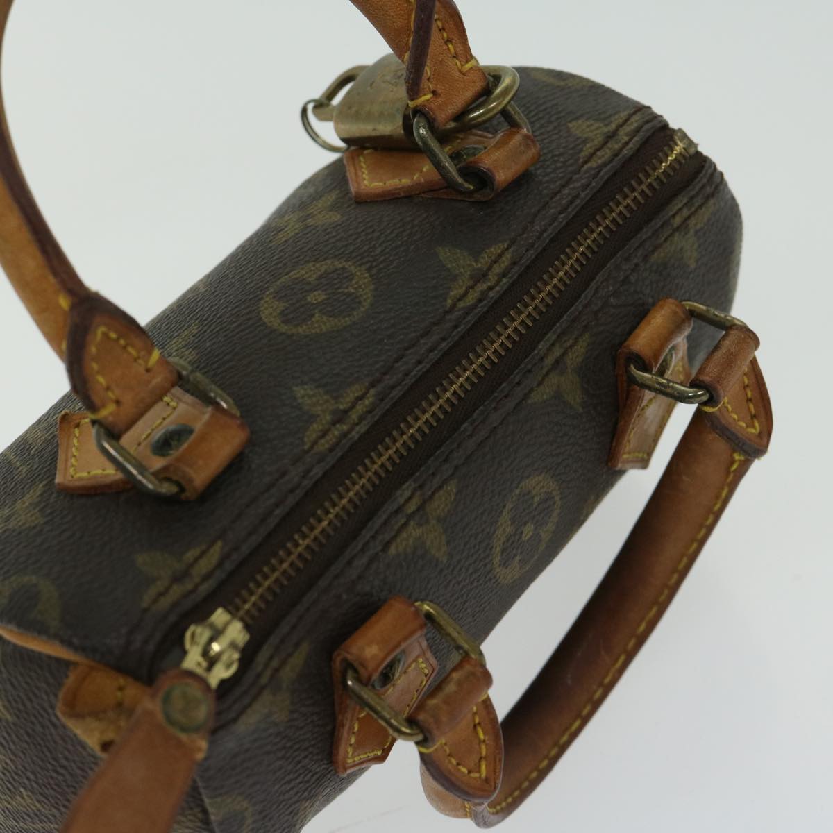 LOUIS VUITTON Monogram Mini Speedy Hand Bag M41534 LV Auth ki4101