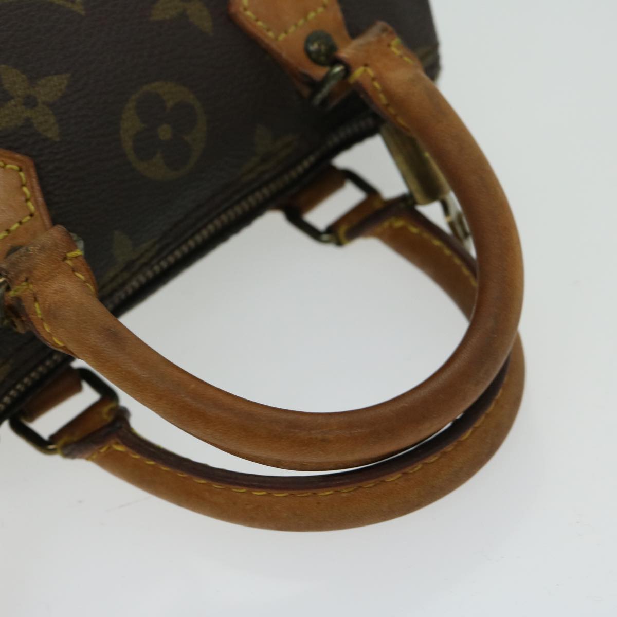 LOUIS VUITTON Monogram Mini Speedy Hand Bag M41534 LV Auth ki4101