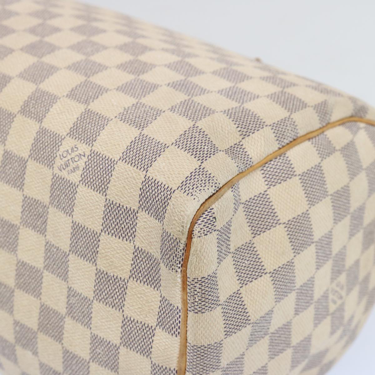 LOUIS VUITTON Damier Azur Speedy 30 Hand Bag N41533 LV Auth ki4106