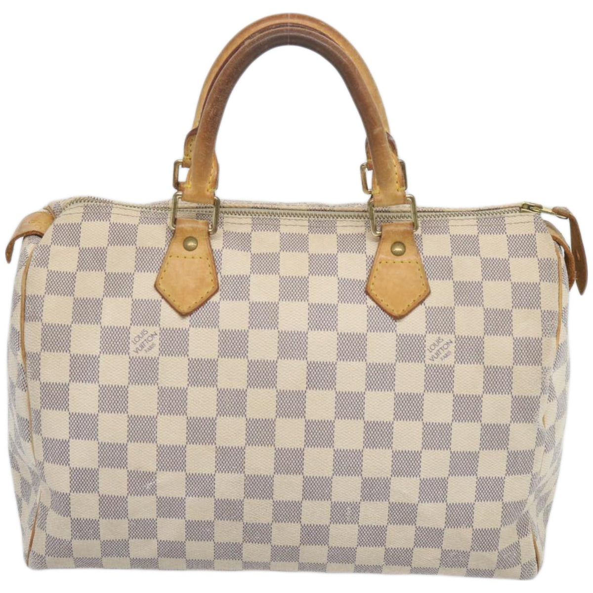 LOUIS VUITTON Damier Azur Speedy 30 Hand Bag N41533 LV Auth ki4106