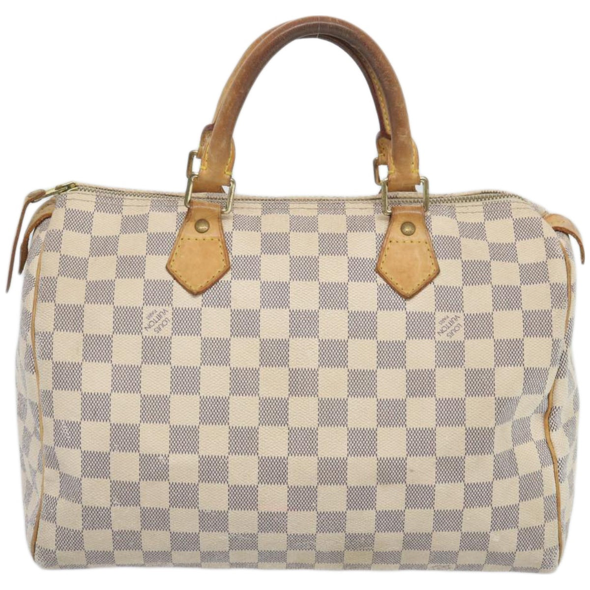 LOUIS VUITTON Damier Azur Speedy 30 Hand Bag N41533 LV Auth ki4106