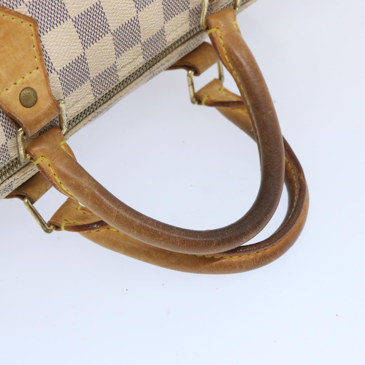 LOUIS VUITTON Damier Azur Speedy 30 Hand Bag N41533 LV Auth ki4106