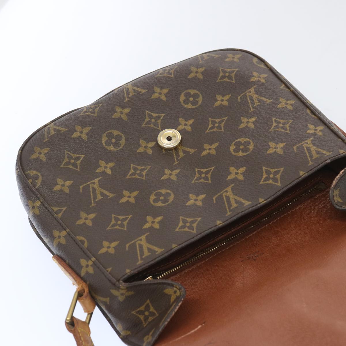 LOUIS VUITTON Monogram Saint Cloud GM Shoulder Bag M51242 LV Auth ki4107