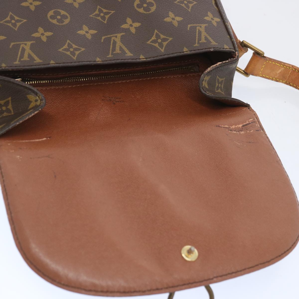 LOUIS VUITTON Monogram Saint Cloud GM Shoulder Bag M51242 LV Auth ki4107