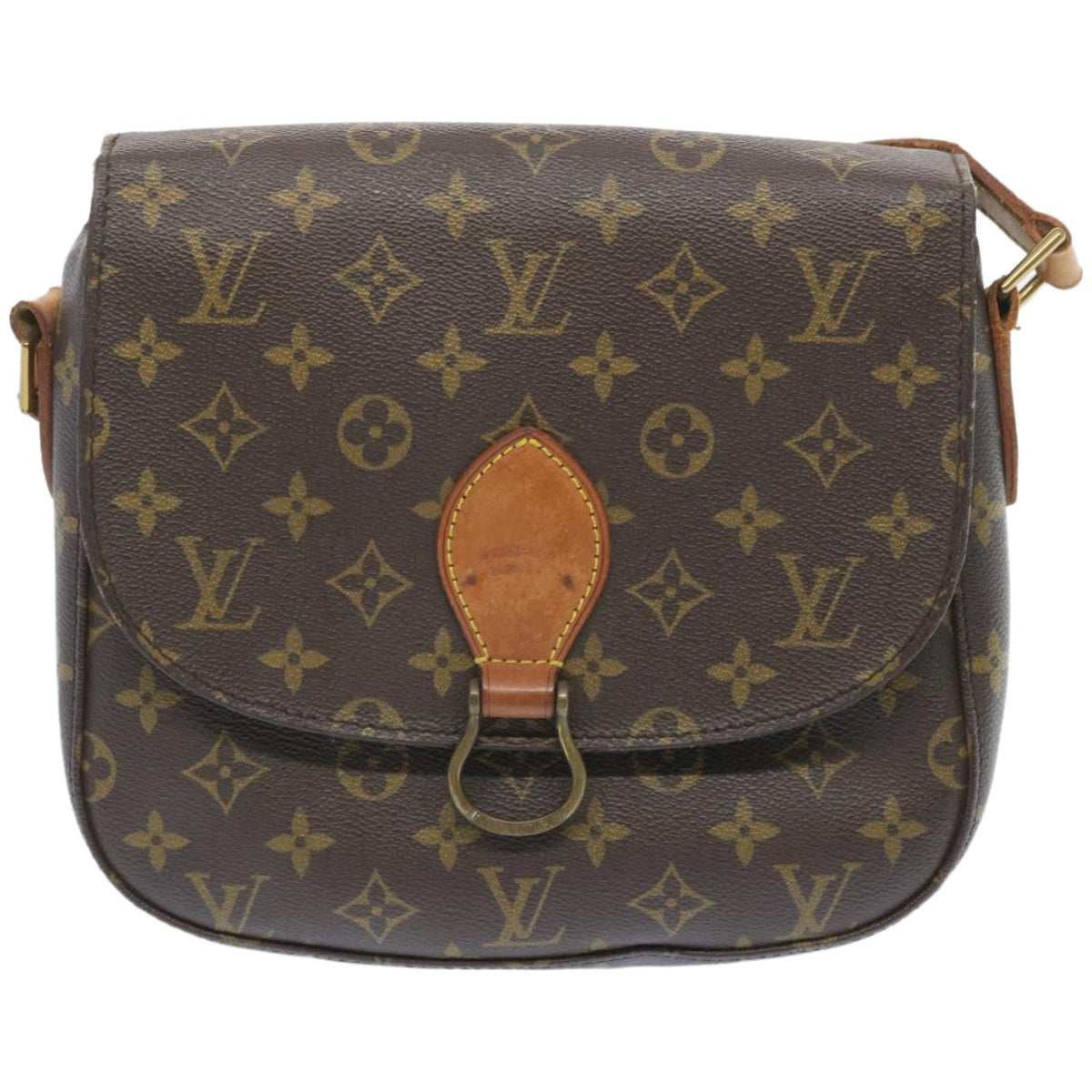 LOUIS VUITTON Monogram Saint Cloud GM Shoulder Bag M51242 LV Auth ki4107