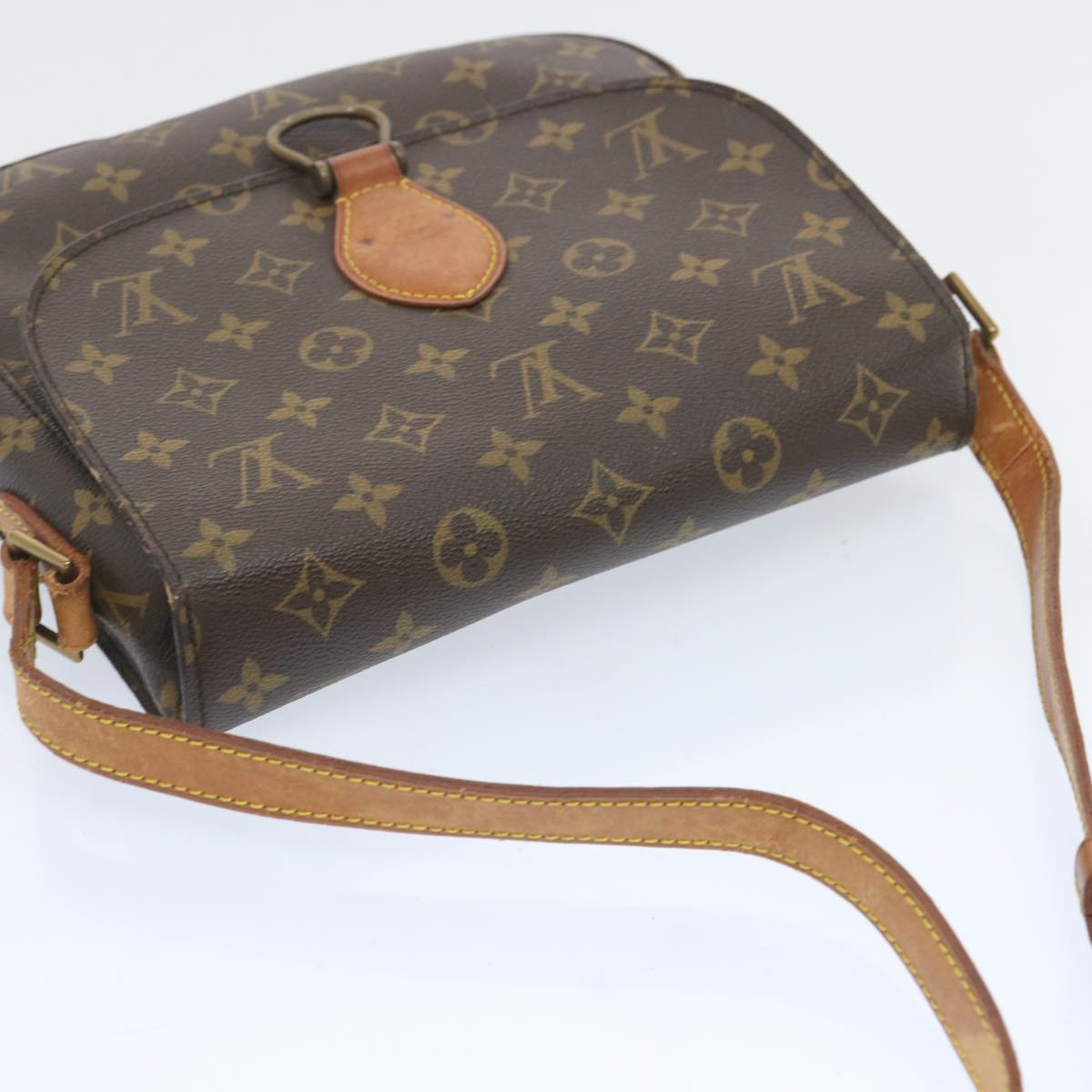 LOUIS VUITTON Monogram Saint Cloud GM Shoulder Bag M51242 LV Auth ki4107