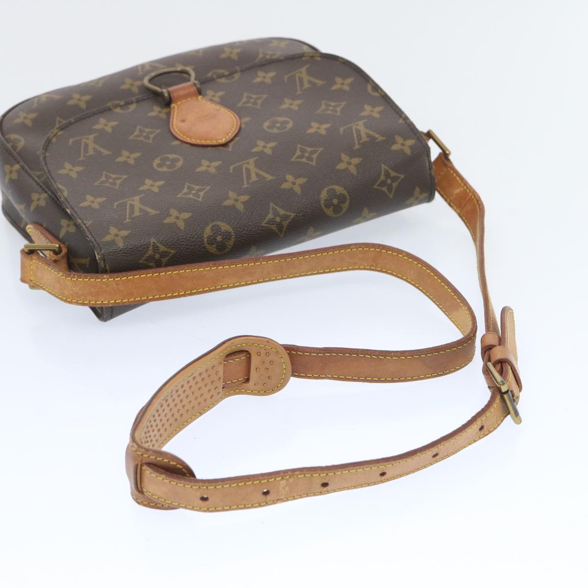 LOUIS VUITTON Monogram Saint Cloud GM Shoulder Bag M51242 LV Auth ki4107