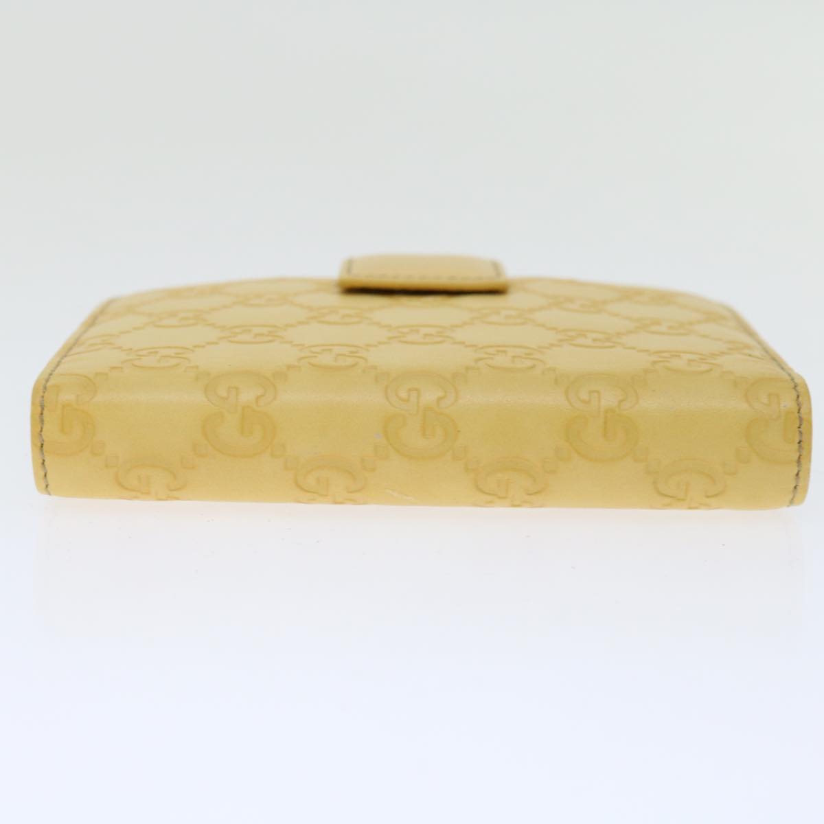 GUCCI GG Canvas Guccissima Day Planner Cover Yellow 115240 Auth ki4116