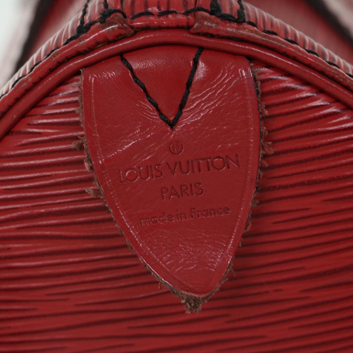 LOUIS VUITTON Epi Speedy 25 Hand Bag Castilian Red M43017 LV Auth ki4127