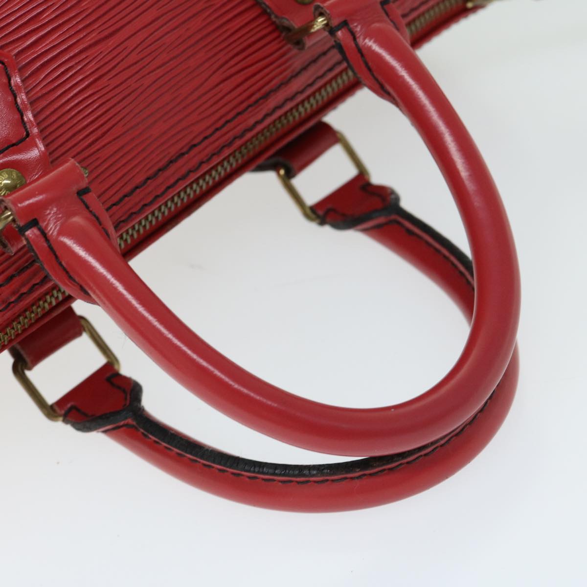 LOUIS VUITTON Epi Speedy 25 Hand Bag Castilian Red M43017 LV Auth ki4127