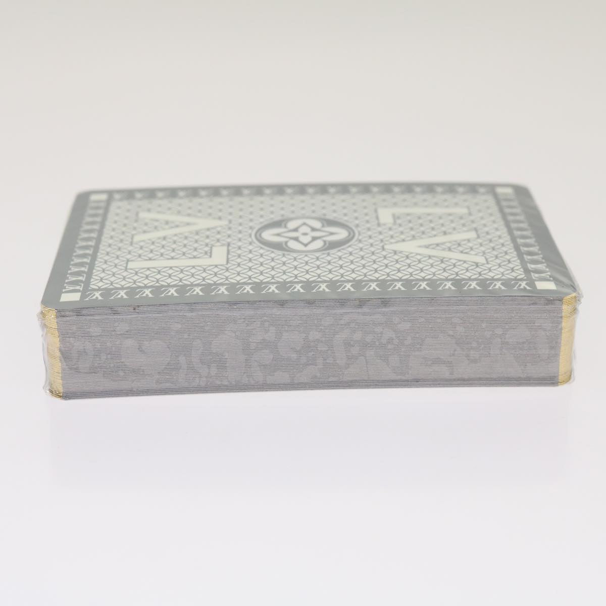 LOUIS VUITTON Playing Cards Blue LV Auth ki4137