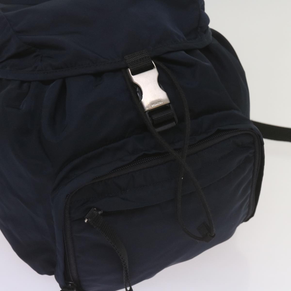 PRADA Backpack Nylon Navy Auth ki4230