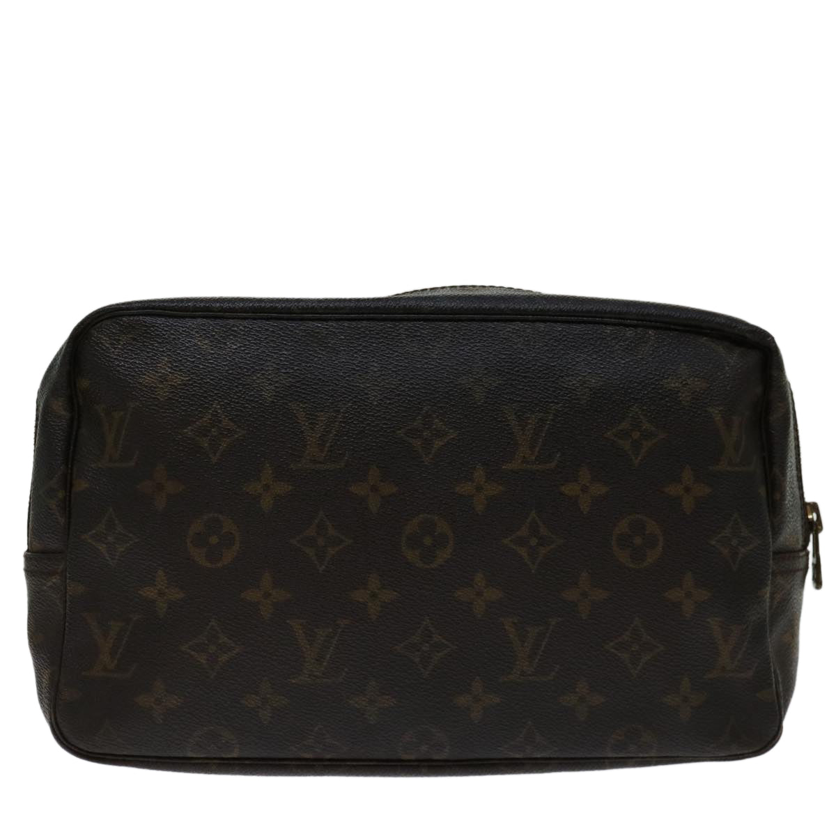 LOUIS VUITTON Monogram Trousse Toilette 28 Clutch Bag M47522 LV Auth ki4285