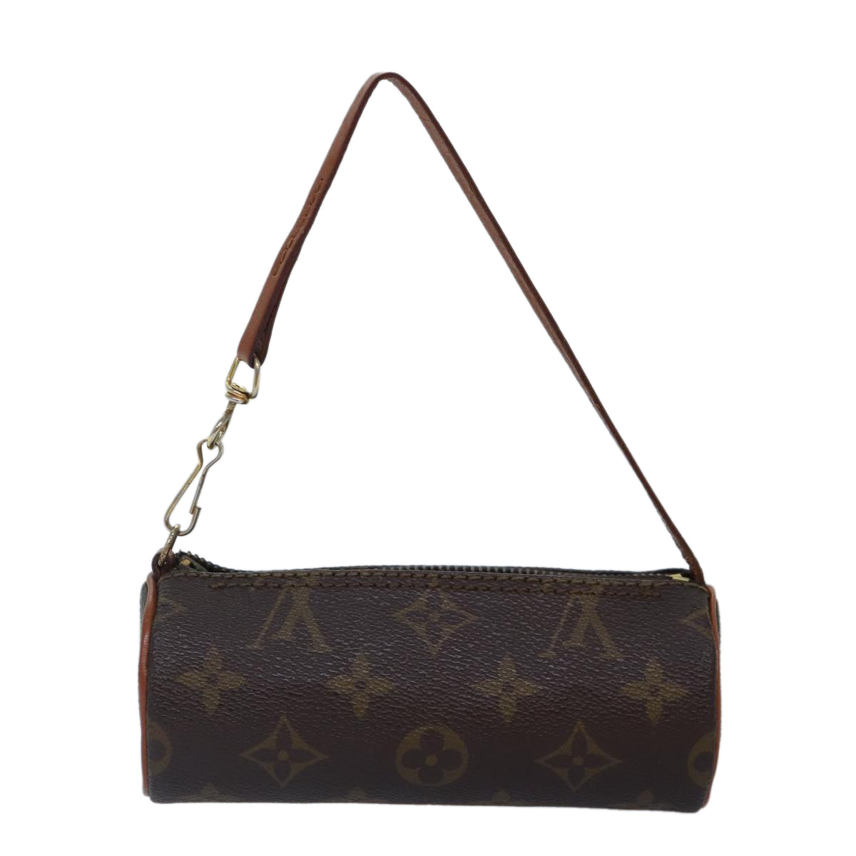 LOUIS VUITTON Monogram Papillon Pouch LV Auth ki4357