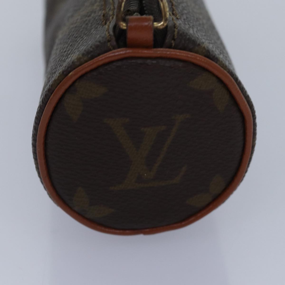 LOUIS VUITTON Monogram Papillon Pouch LV Auth ki4357