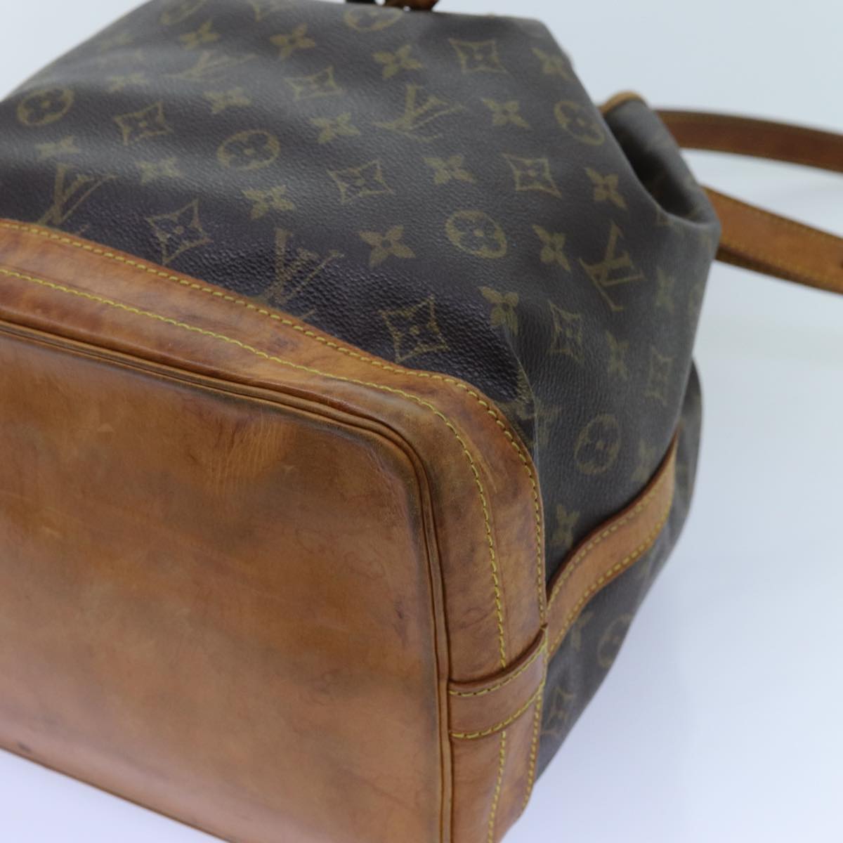 LOUIS VUITTON Monogram Noe Shoulder Bag M42224 LV Auth ki4362