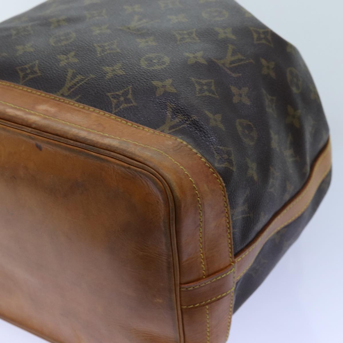 LOUIS VUITTON Monogram Noe Shoulder Bag M42224 LV Auth ki4362