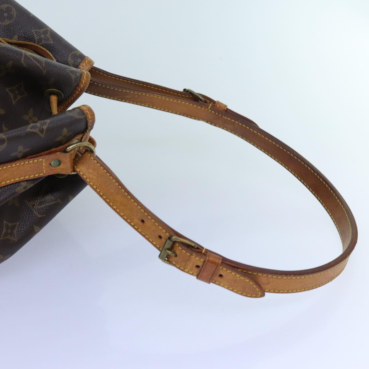 LOUIS VUITTON Monogram Noe Shoulder Bag M42224 LV Auth ki4362