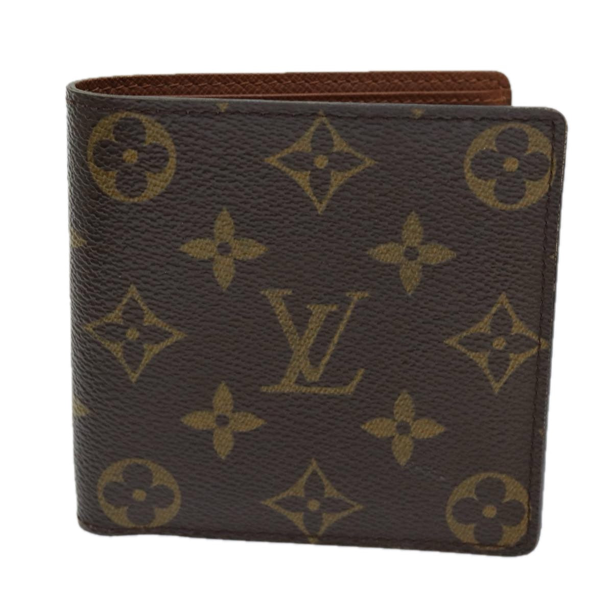 LOUIS VUITTON Monogram Portefeuille Marco Bifold Wallet M61675 LV Auth ki4437