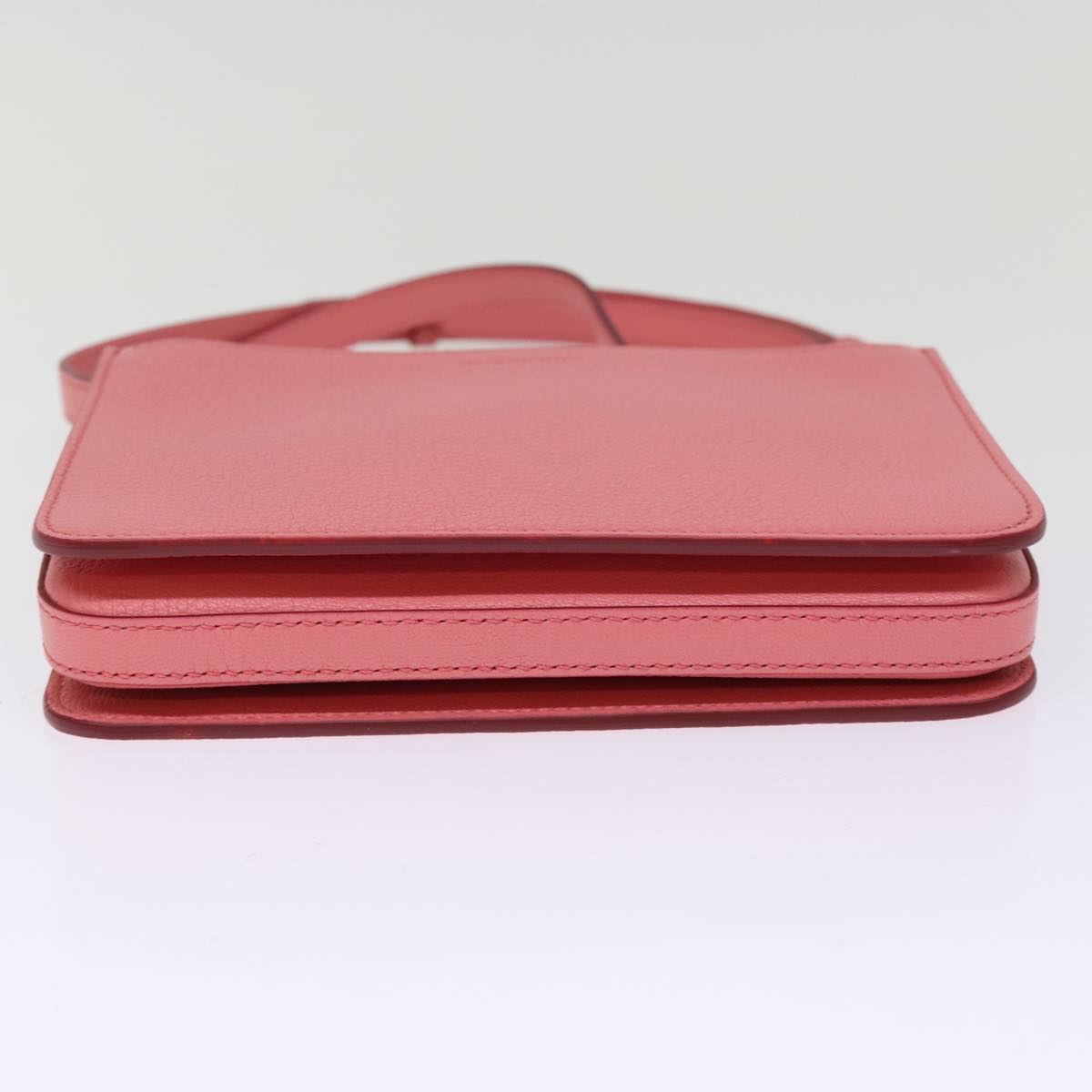 BURBERRY Shoulder Bag Leather Pink Auth ki4506V