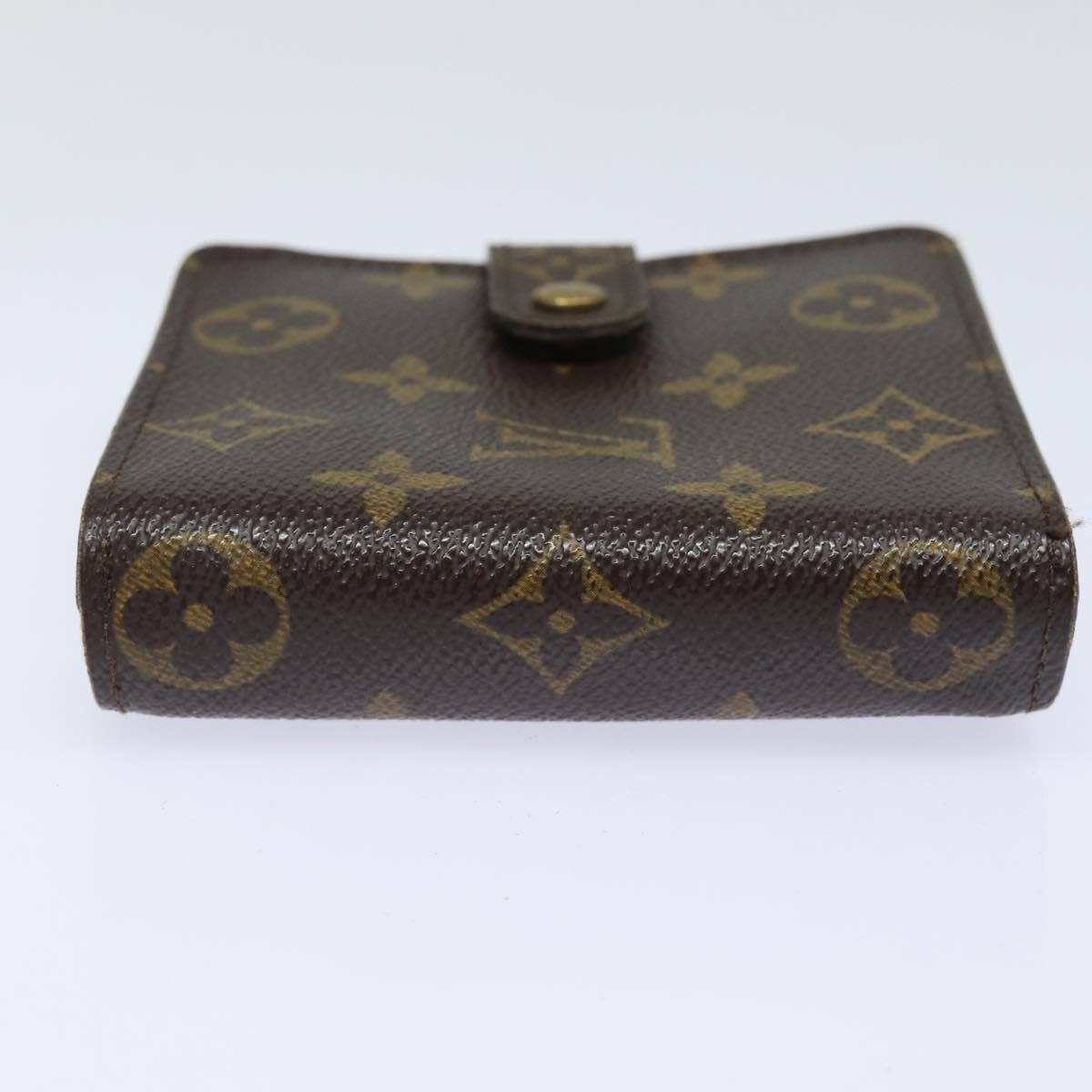 LOUIS VUITTON Monogram Compact Zip Wallet M61667 LV Auth ki4562