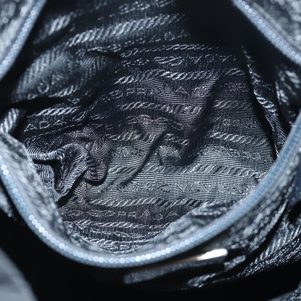 PRADA Backpack Nylon Black Auth ki4596