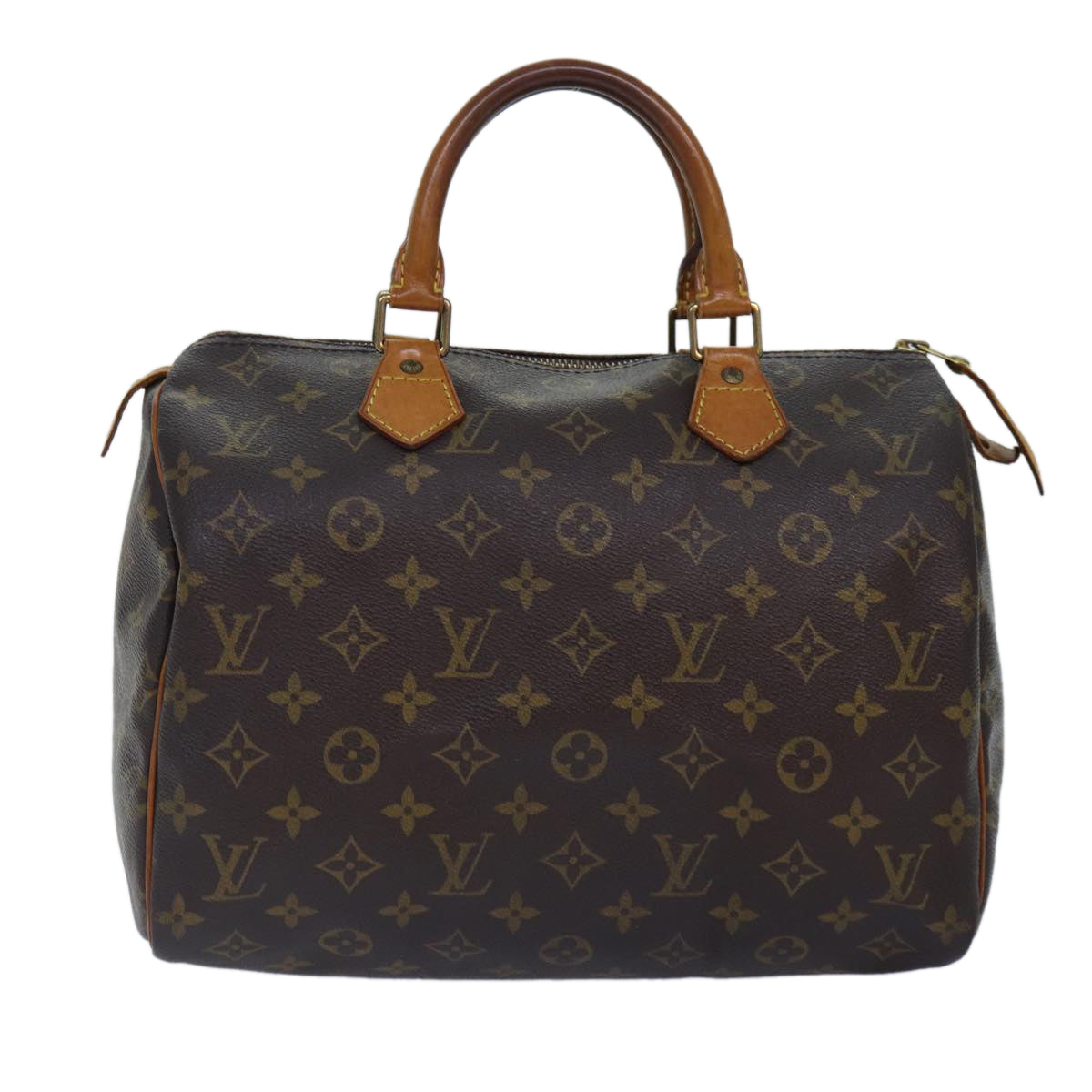 LOUIS VUITTON Monogram Speedy 30 Hand Bag M41526 LV Auth ki4646