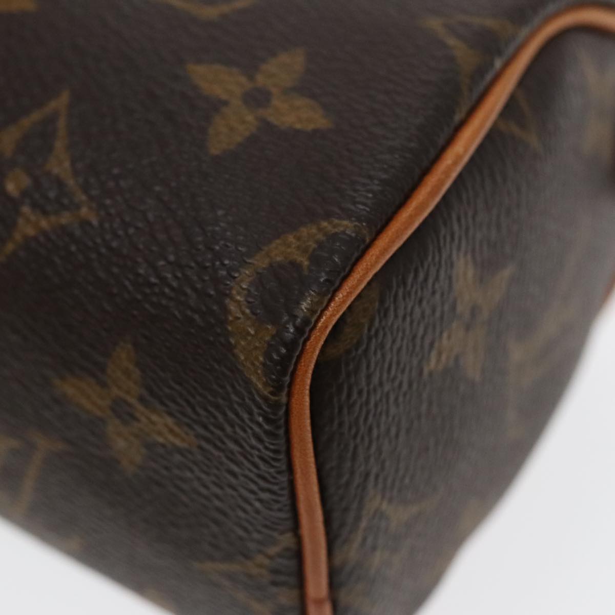 LOUIS VUITTON Monogram Mini Speedy Hand Bag M41534 LV Auth ki4712