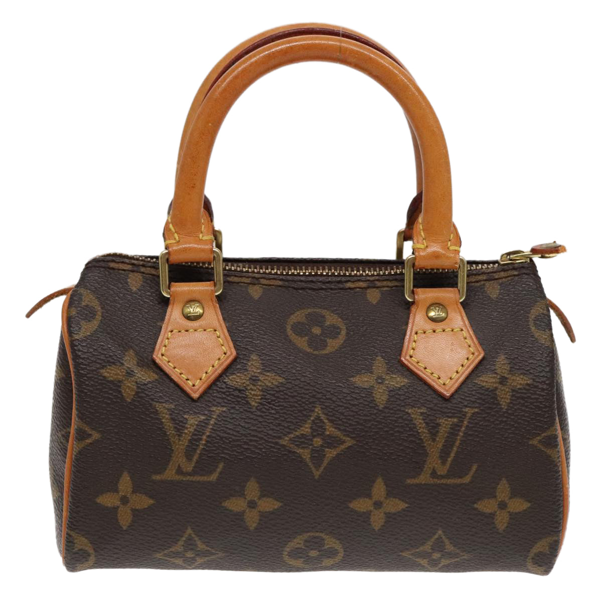 LOUIS VUITTON Monogram Mini Speedy Hand Bag M41534 LV Auth ki4712