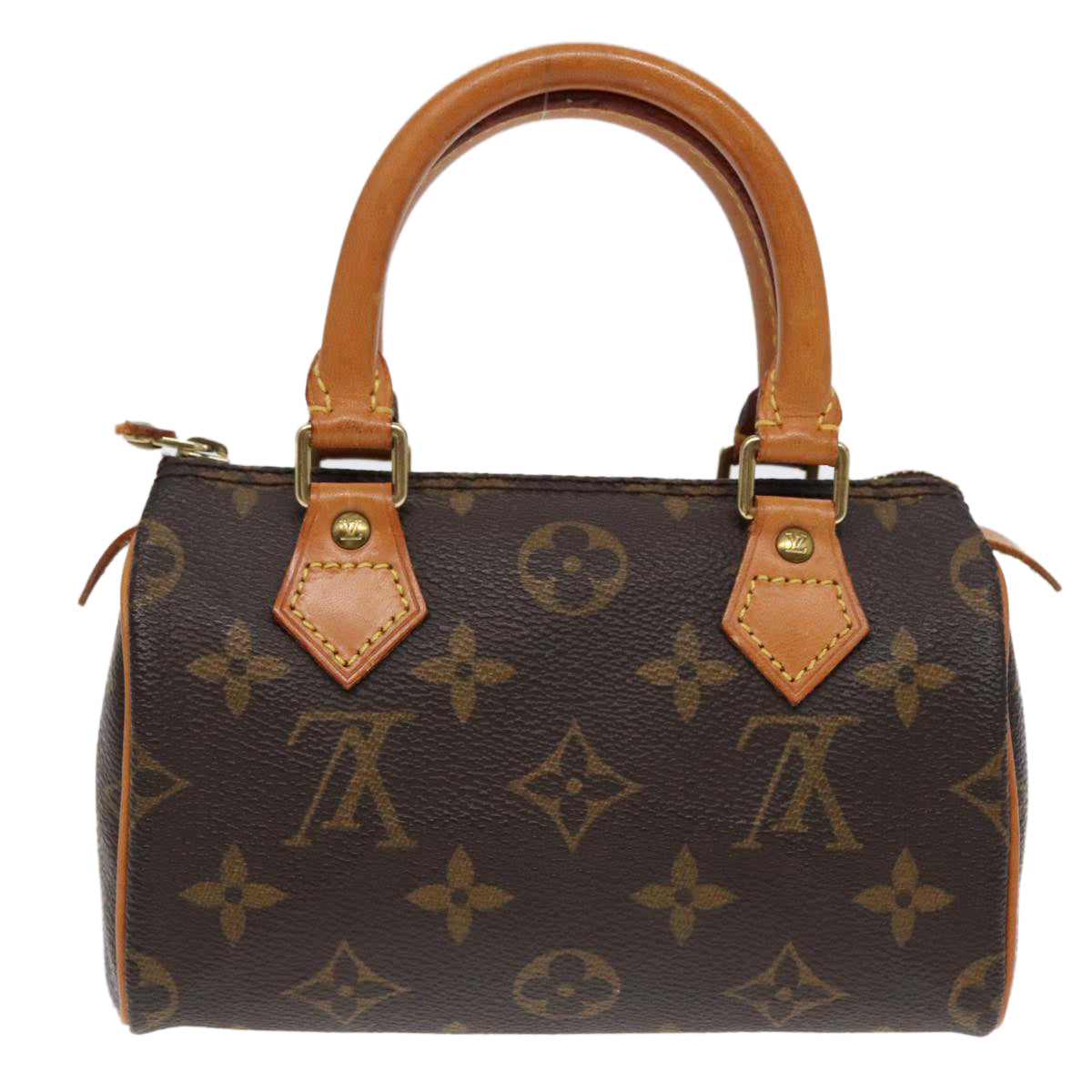 LOUIS VUITTON Monogram Mini Speedy Hand Bag M41534 LV Auth ki4712