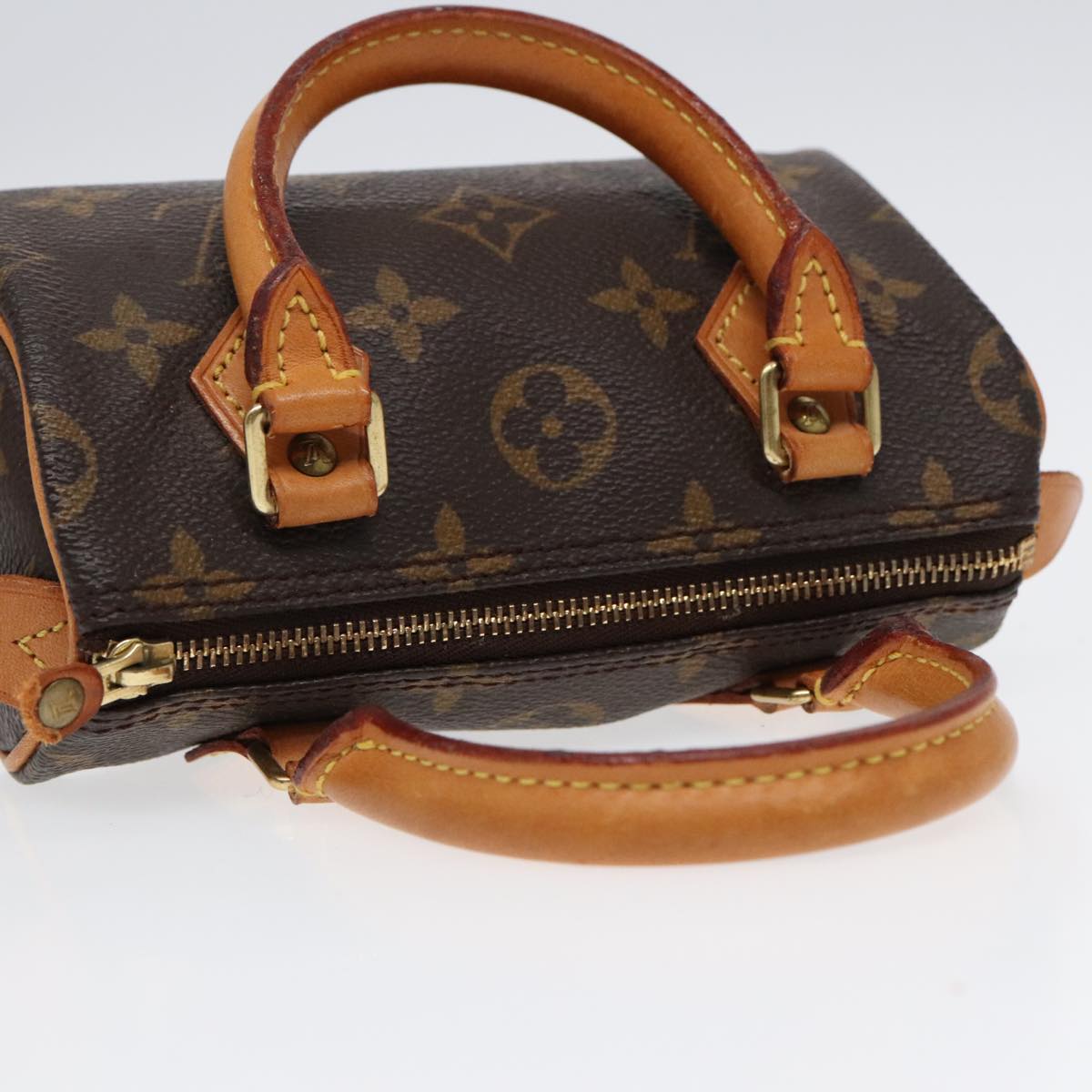 LOUIS VUITTON Monogram Mini Speedy Hand Bag M41534 LV Auth ki4712