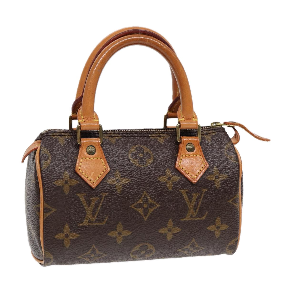 LOUIS VUITTON Monogram Mini Speedy Hand Bag M41534 LV Auth ki4738