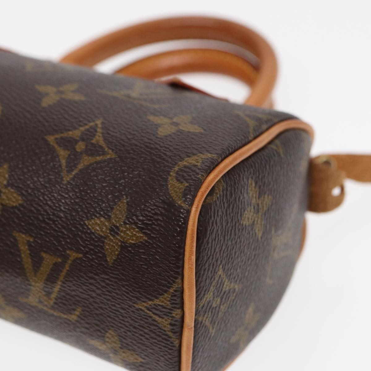 LOUIS VUITTON Monogram Mini Speedy Hand Bag M41534 LV Auth ki4738