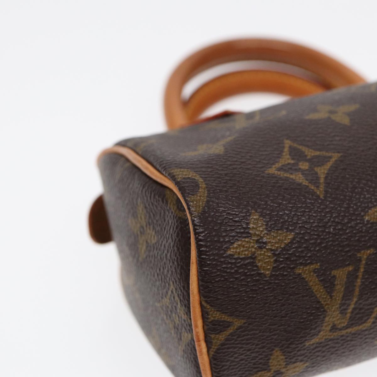 LOUIS VUITTON Monogram Mini Speedy Hand Bag M41534 LV Auth ki4738