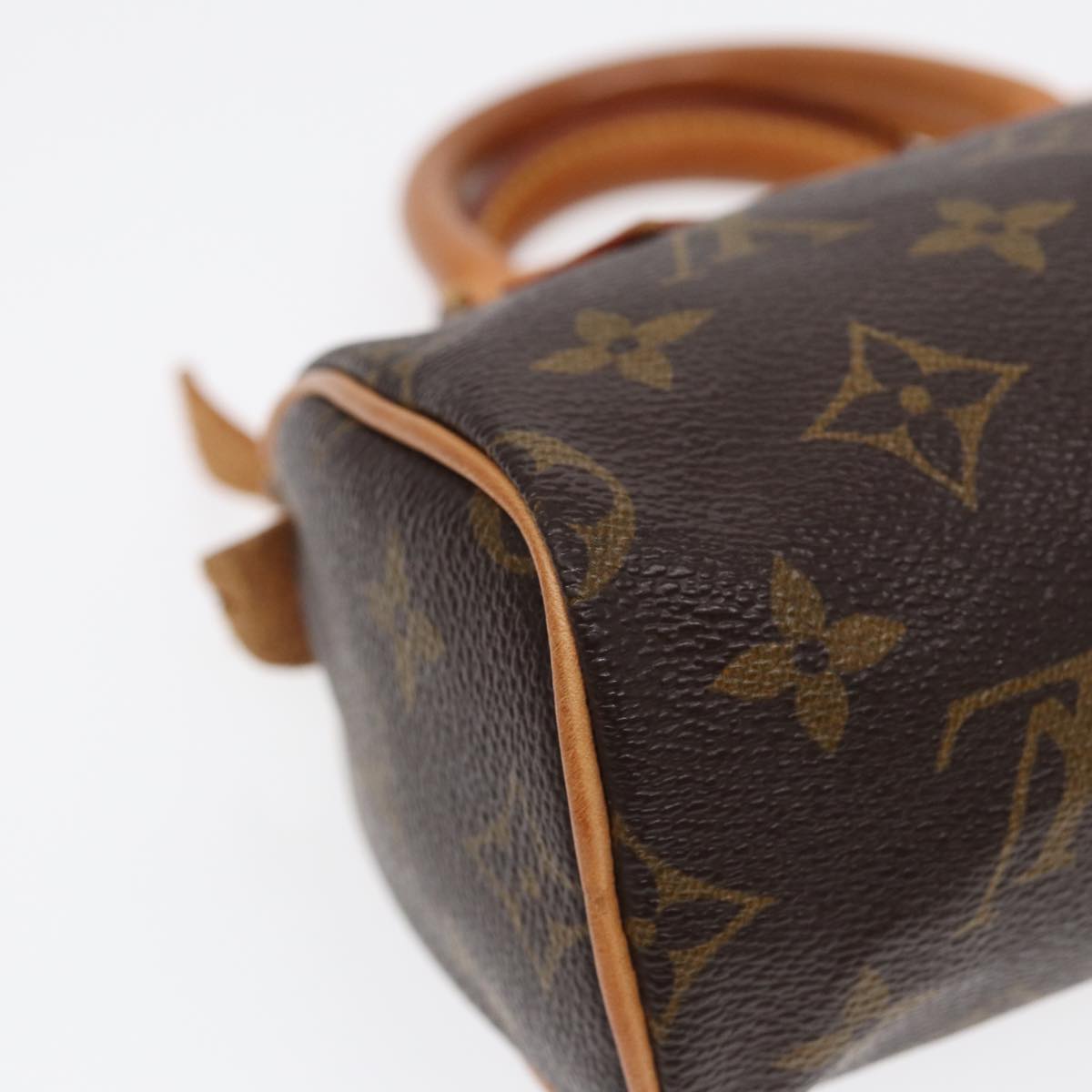 LOUIS VUITTON Monogram Mini Speedy Hand Bag M41534 LV Auth ki4738