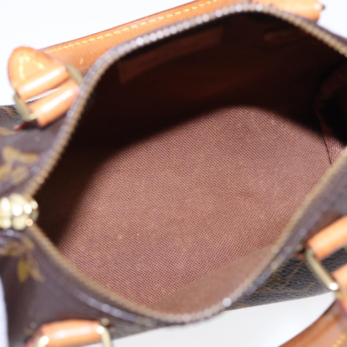 LOUIS VUITTON Monogram Mini Speedy Hand Bag M41534 LV Auth ki4738