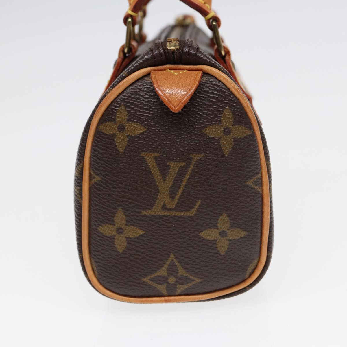 LOUIS VUITTON Monogram Mini Speedy Hand Bag M41534 LV Auth ki4738