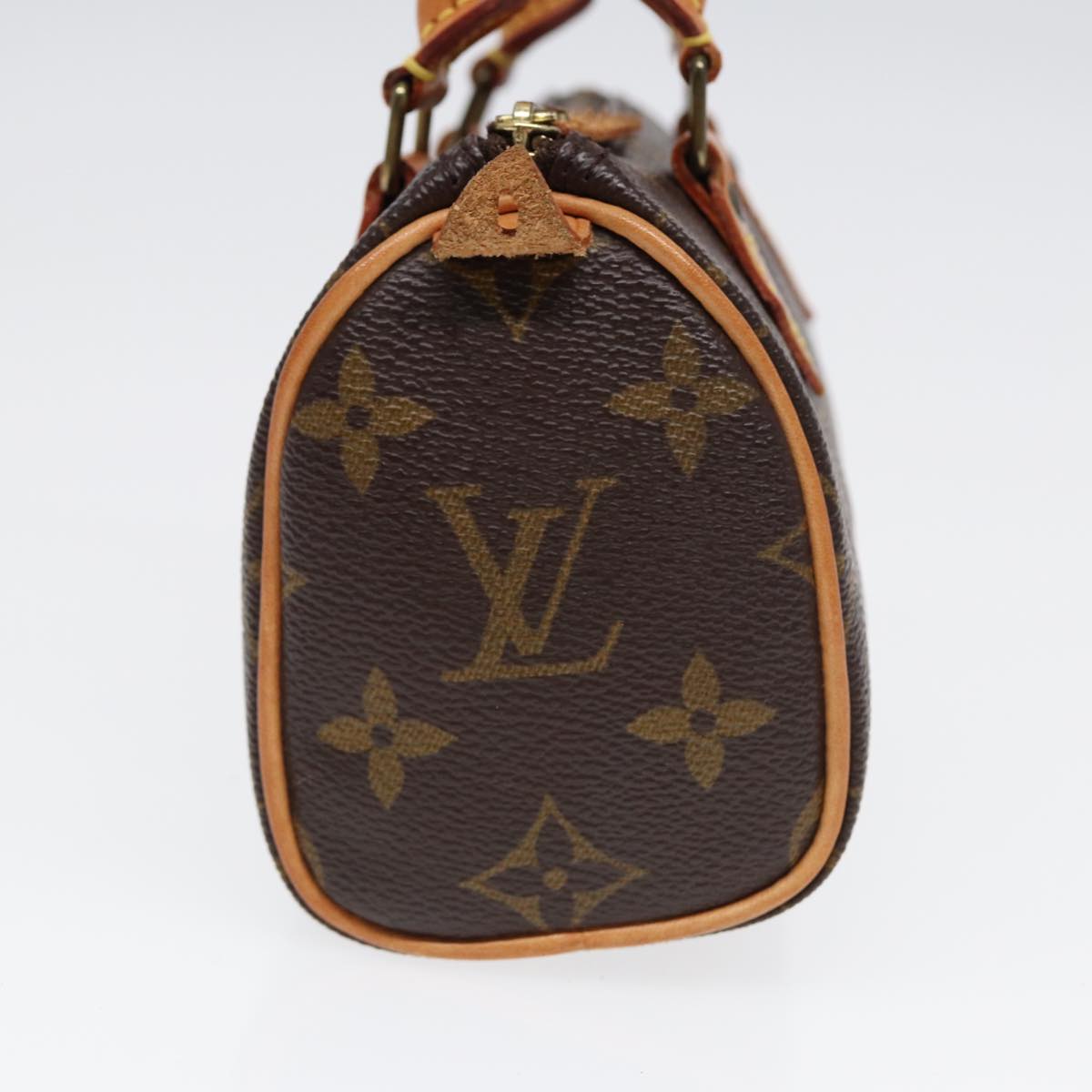 LOUIS VUITTON Monogram Mini Speedy Hand Bag M41534 LV Auth ki4738