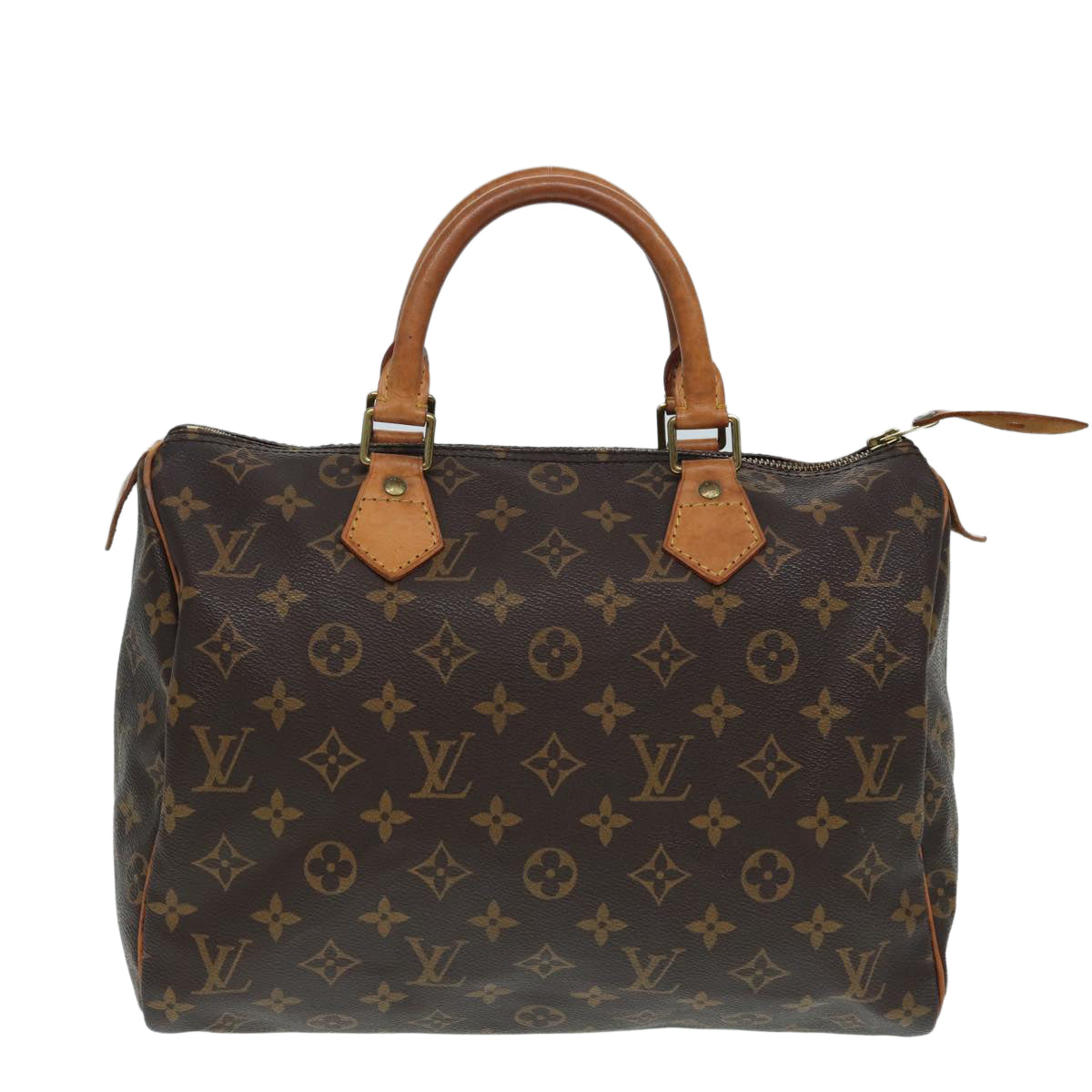 LOUIS VUITTON Monogram Speedy 30 Hand Bag M41526 LV Auth ki4773