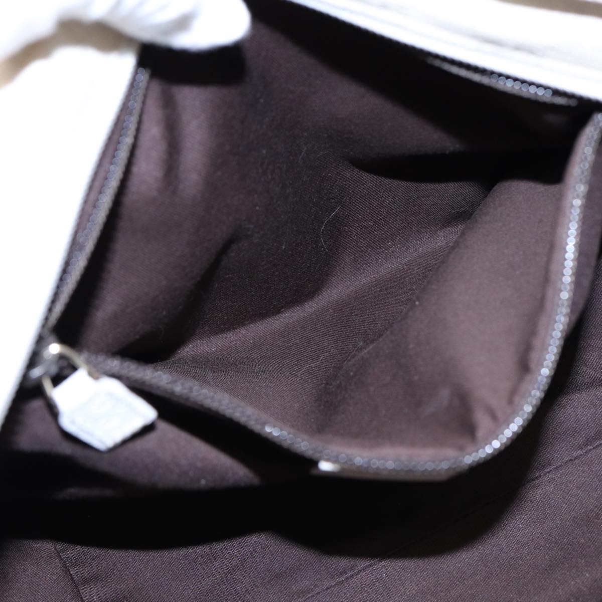 GUCCI GG Supreme Tote Bag White Beige gold 131230 Auth ki4782