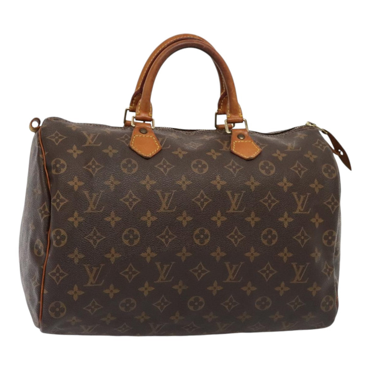 LOUIS VUITTON Monogram Speedy 35 Hand Bag M41524 LV Auth ki4806