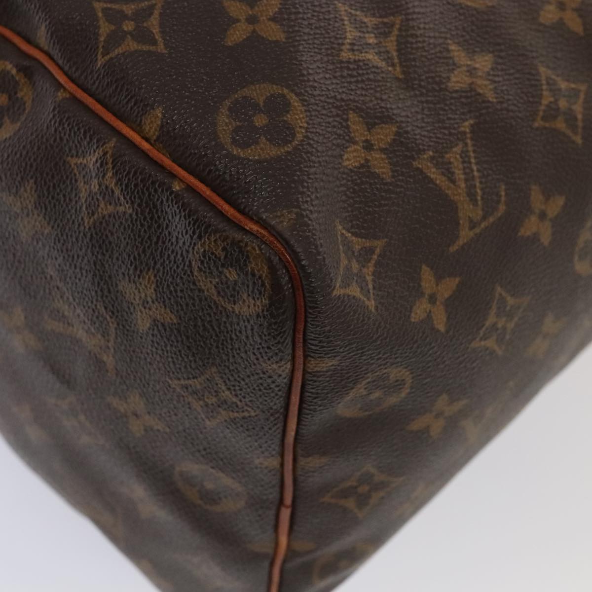 LOUIS VUITTON Monogram Speedy 35 Hand Bag M41524 LV Auth ki4806