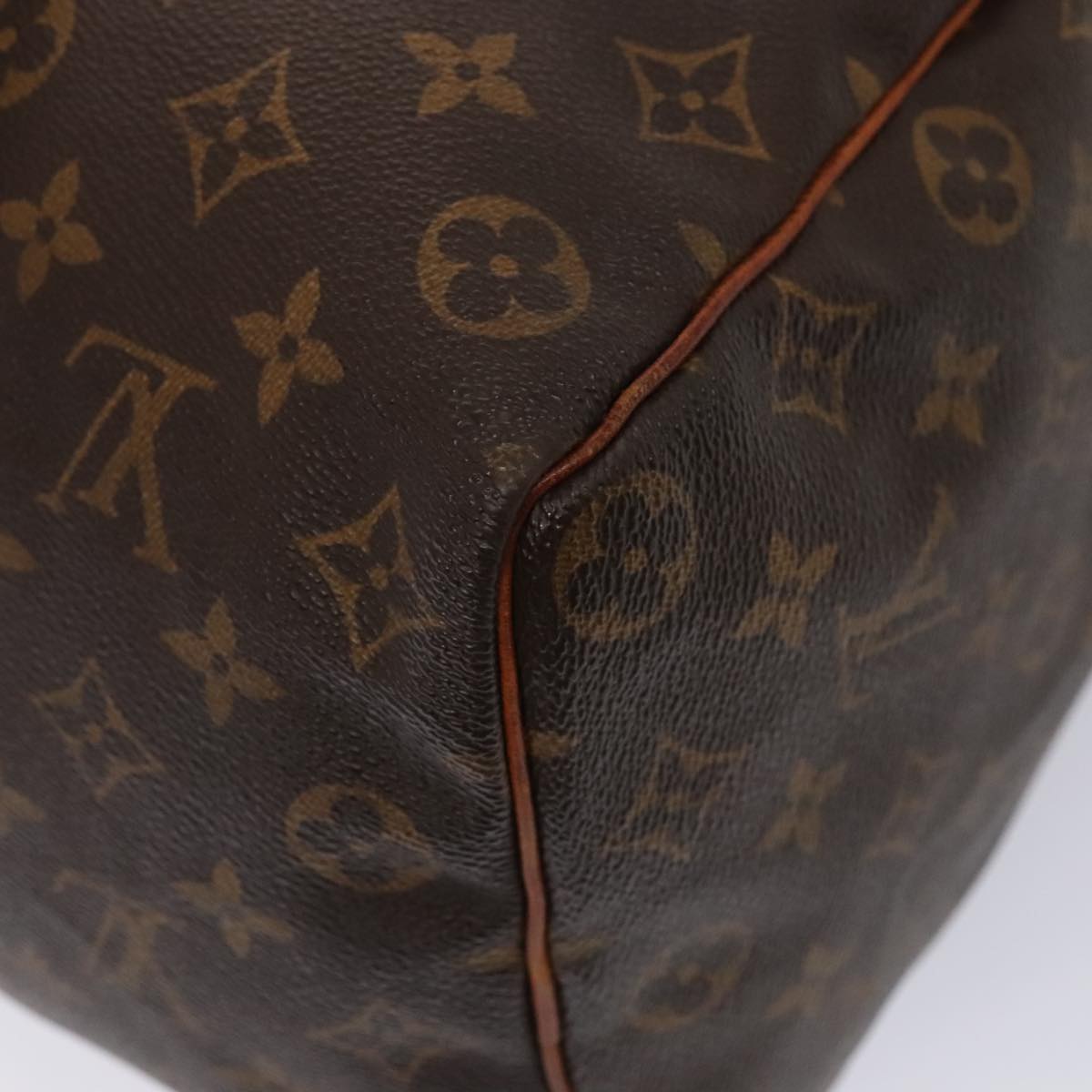 LOUIS VUITTON Monogram Speedy 35 Hand Bag M41524 LV Auth ki4806