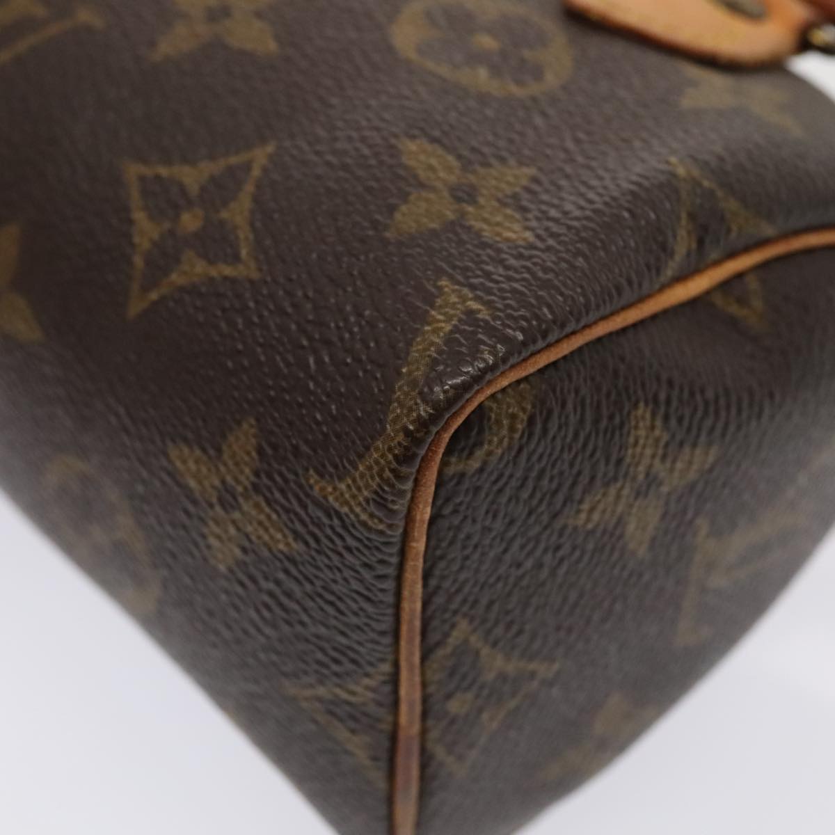 LOUIS VUITTON Monogram Mini Speedy Hand Bag M41534 LV Auth ki4808