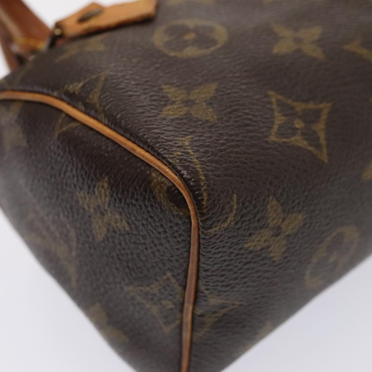 LOUIS VUITTON Monogram Mini Speedy Hand Bag M41534 LV Auth ki4808