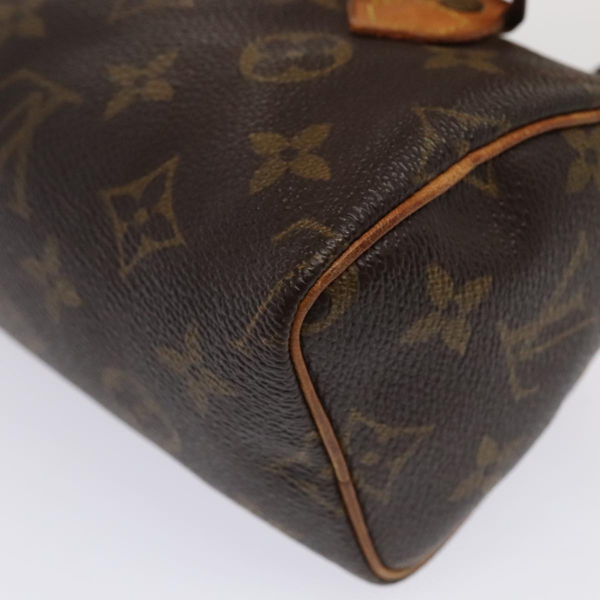 LOUIS VUITTON Monogram Mini Speedy Hand Bag M41534 LV Auth ki4808