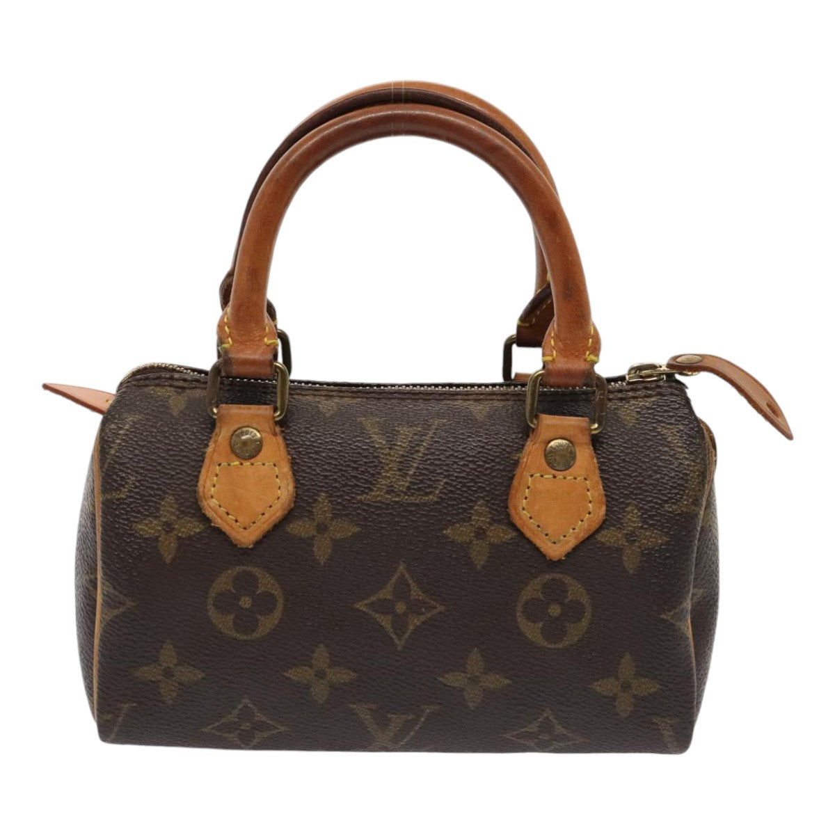 LOUIS VUITTON Monogram Mini Speedy Hand Bag M41534 LV Auth ki4808