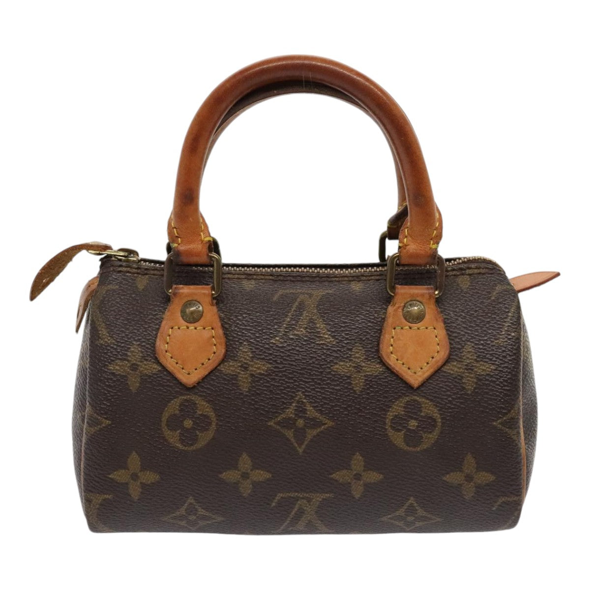 LOUIS VUITTON Monogram Mini Speedy Hand Bag M41534 LV Auth ki4808